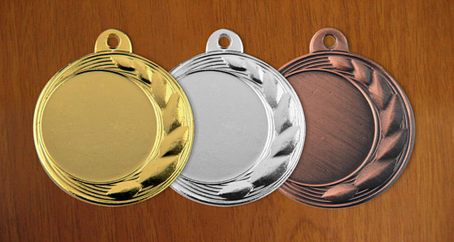 medal 35mm na wklejkę 25mm, brązowy (produkt niedostępny) (stara kolekcja) puchary statuetki medale