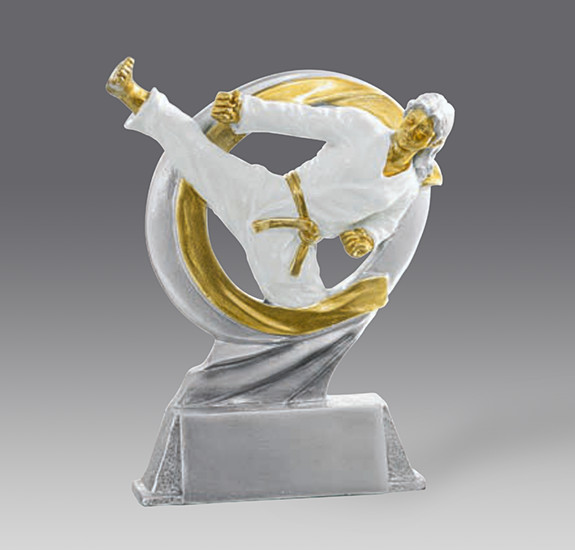 statuetka karate kobiet, h.17 (produkt niedostpny)brb- produkt niedostpny b (stara kolekcja) puchary statuetki medale