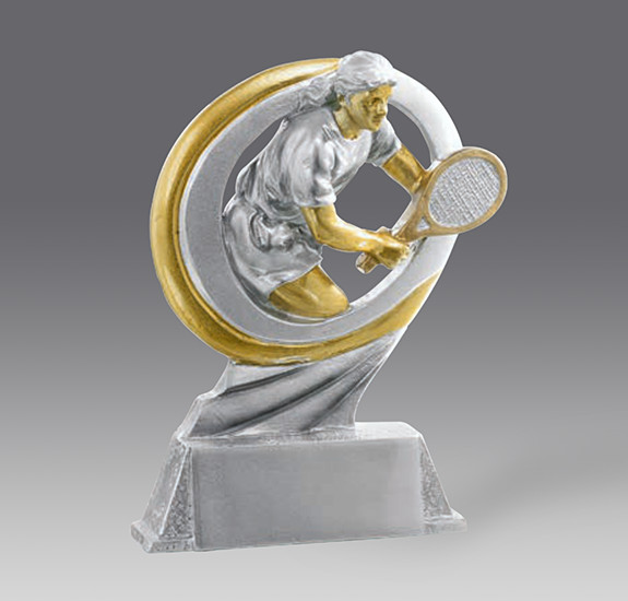 statuetka tenis ziemny kobiet, h.17 (produkt niedostpny) (stara kolekcja) puchary statuetki medale